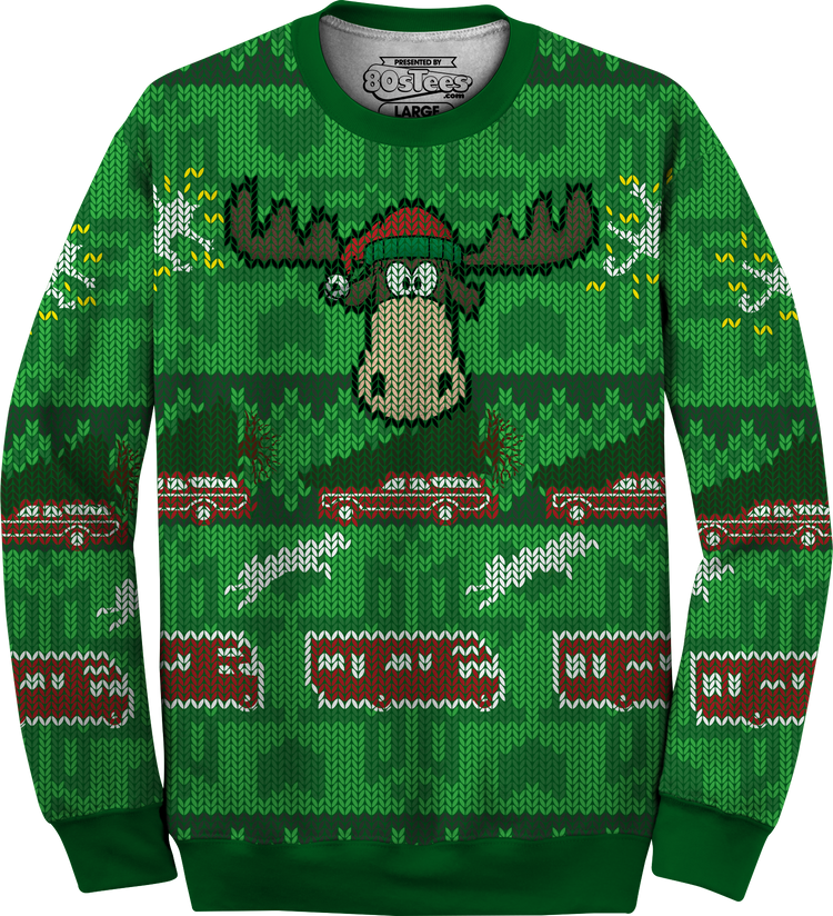 Ugly Faux Knit Christmas Vacation Sweatermain product image