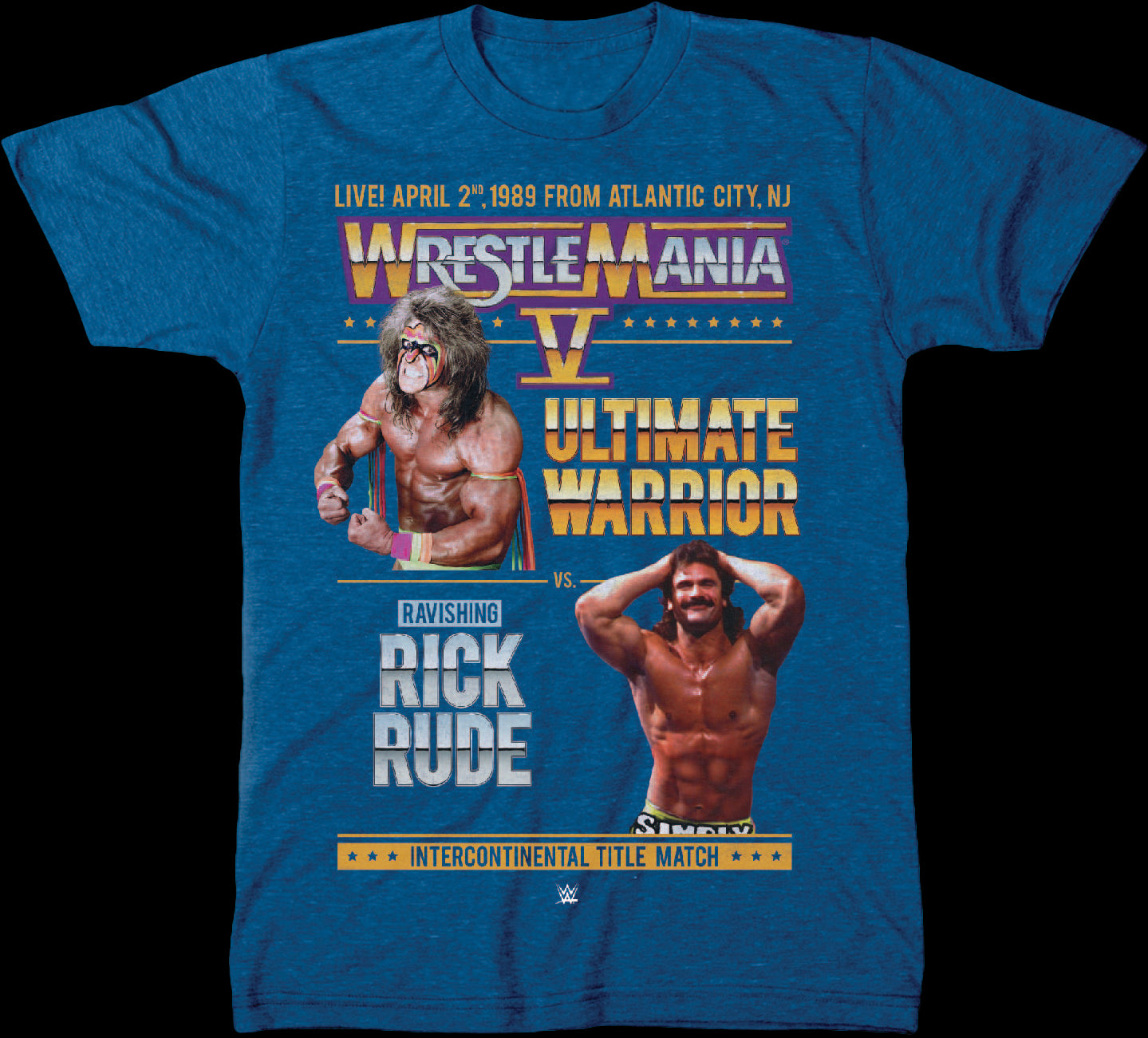 Ultimate Warrior vs Rick Rude WrestleMania V T-Shirt