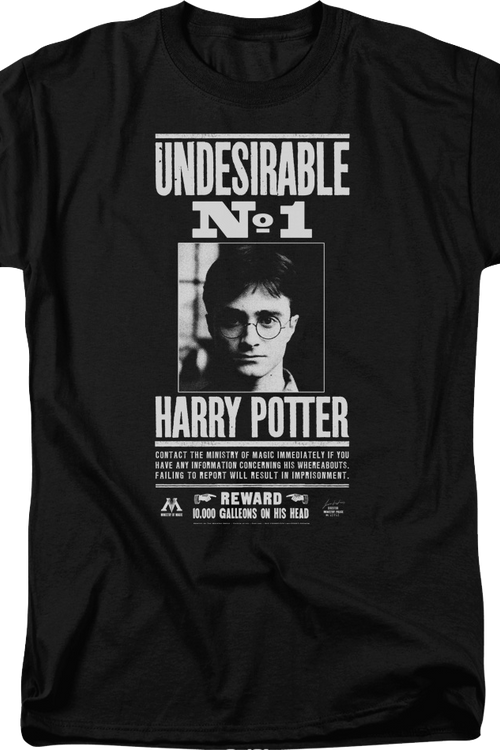 Undesirable Harry Potter T-Shirtmain product image