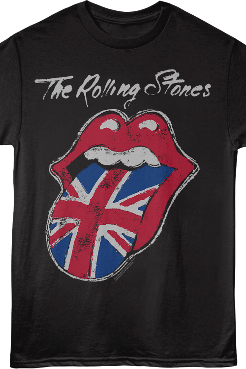 Union Jack Tongue Rolling Stones T-Shirtmain product image