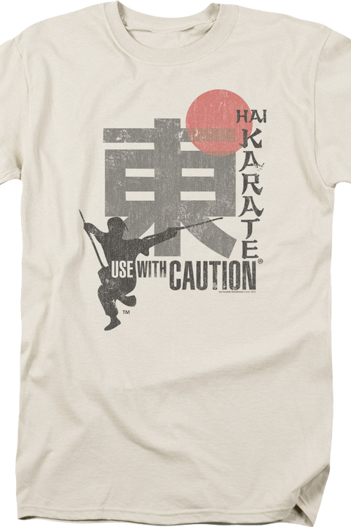 Vintage Use With Caution Hai Karate T-Shirtmain product image