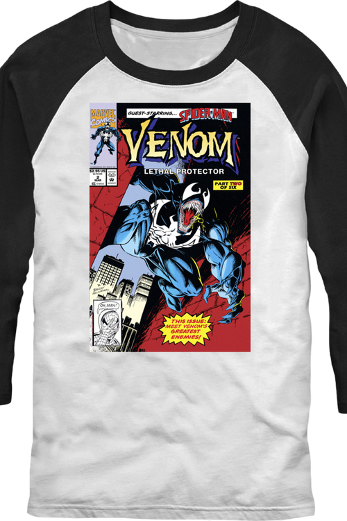 Venom Lethal Protector Part Two Raglan Baseball Shirtmain product image