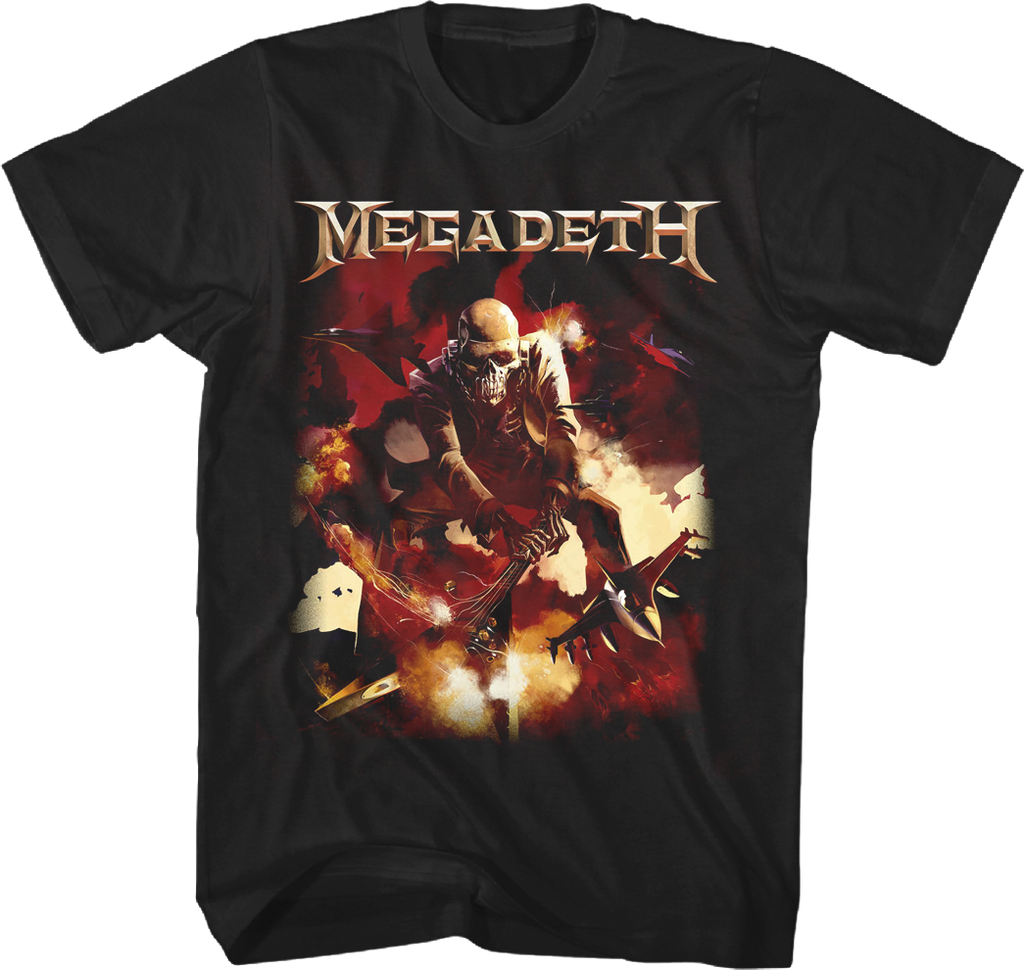 Vic Rattlehead's Guitar Megadeth T-Shirt