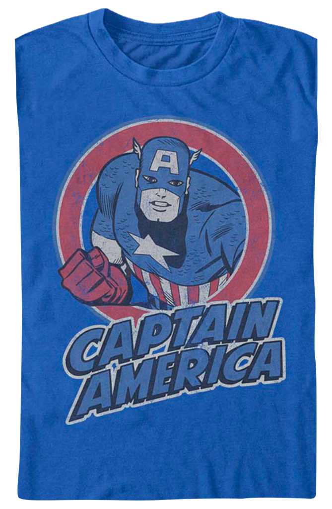Vintage Captain America Marvel Comics T-Shirt