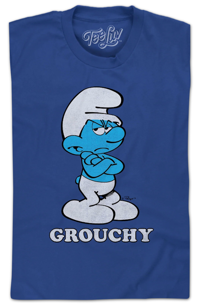 Vintage Grouchy Smurfs T-Shirt