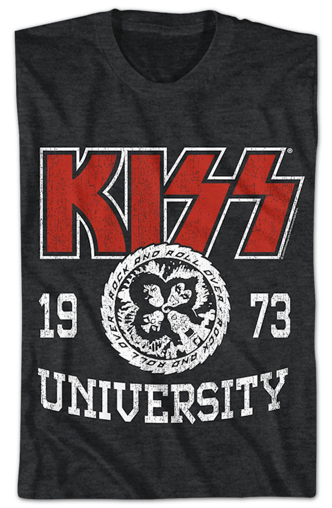 Vintage KISS University KISS T-Shirt