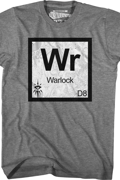 Warlock Element Symbol Dungeons & Dragons T-Shirtmain product image