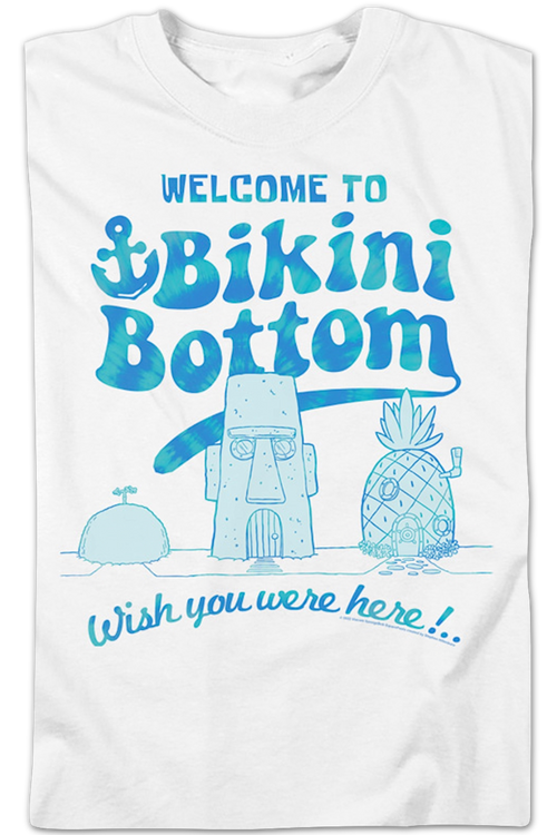Welcome To Bikini SpongeBob Bottom SquarePants T-Shirt