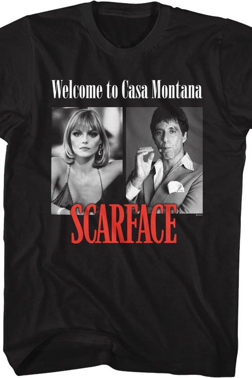 Welcome To Casa Montana Scarface T-Shirtmain product image