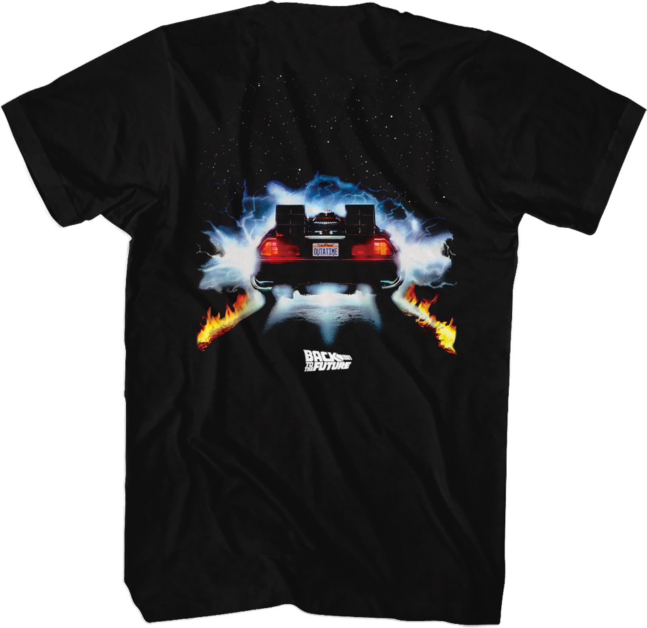 Front & Back Roads Back To The Future T-Shirt