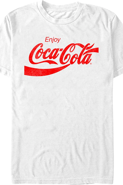 White Enjoy Coca-Cola T-Shirtmain product image