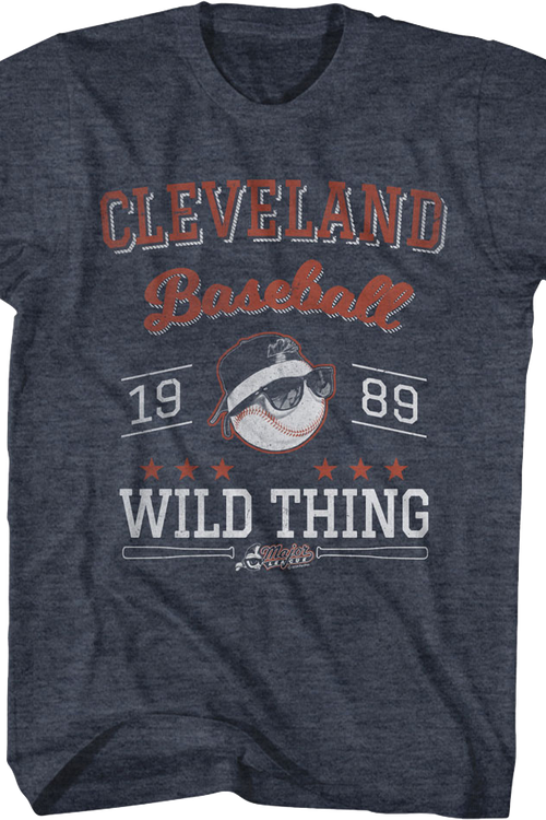 Wild Thing Cleveland Baseball 1989 Major League T-Shirtmain product image