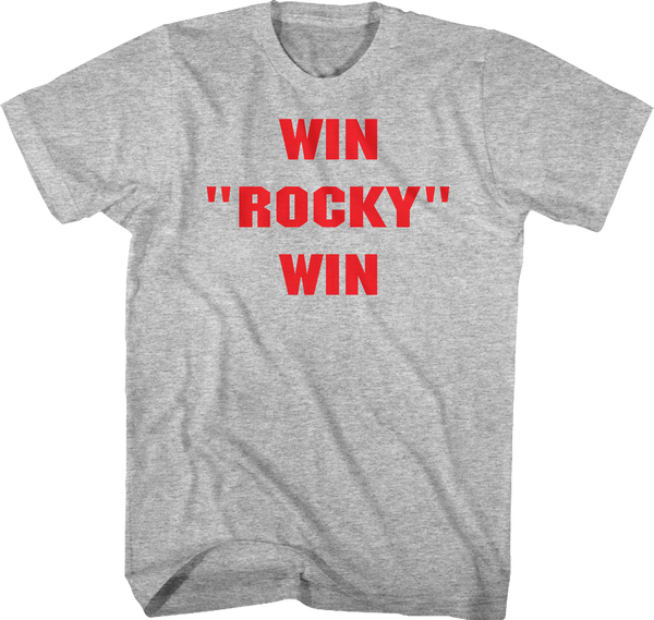 Win Rocky Win T-Shirt: 80s Movies Rocky T-shirt