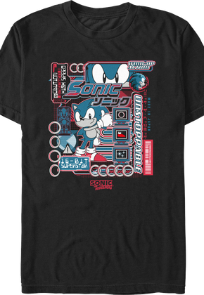 Wind-Up Action Sonic The Hedgehog T-Shirt