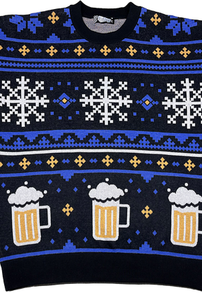 Winter Beer Knitted Christmas Sweater