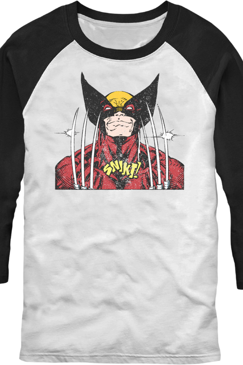 Wolverine Snikt Marvel Comics Raglan Baseball Shirtmain product image