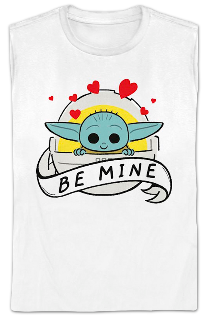 Womens Be Mine Mandalorian Star Wars Shirt 1126