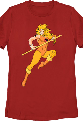 Womens Cheetara Action Pose Shirt