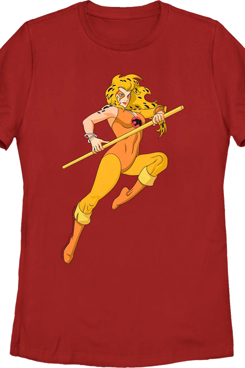 Womens Cheetara Action Pose Shirtmain product image