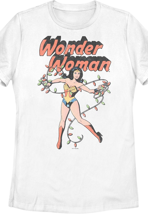 Womens Christmas Lasso Wonder Woman DC Comics Shirt