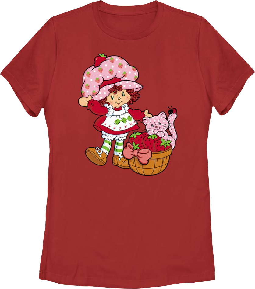 Strawberry Shortcake Womens Button outlet Up Shirt