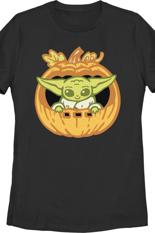 Womens Grogu Pumpkin Mandalorian Star Wars Shirtmain product image