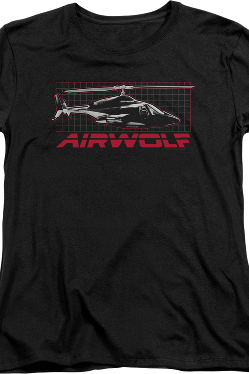 Womens Helicopter Airwolf Shirtmain product image