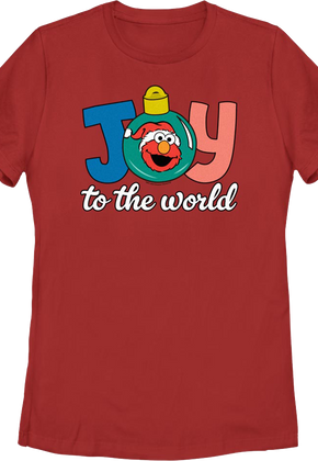 Womens Joy To The World Sesame Street Shirt