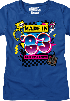 Womens Original Parts Made In '83 Shirt