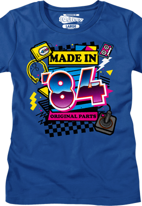 Womens Original Parts Made In '84 Shirt