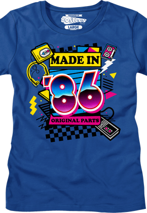 Womens Original Parts Made In '86 Shirt