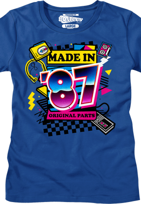 Womens Original Parts Made In '87 Shirt