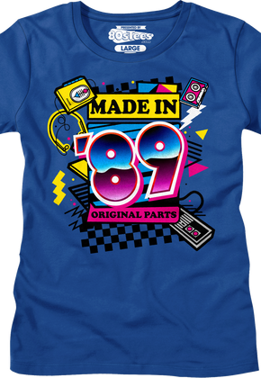 Womens Original Parts Made In '89 Shirt