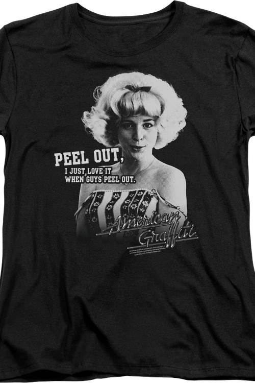 Womens Peel Out American Graffiti Shirtmain product image