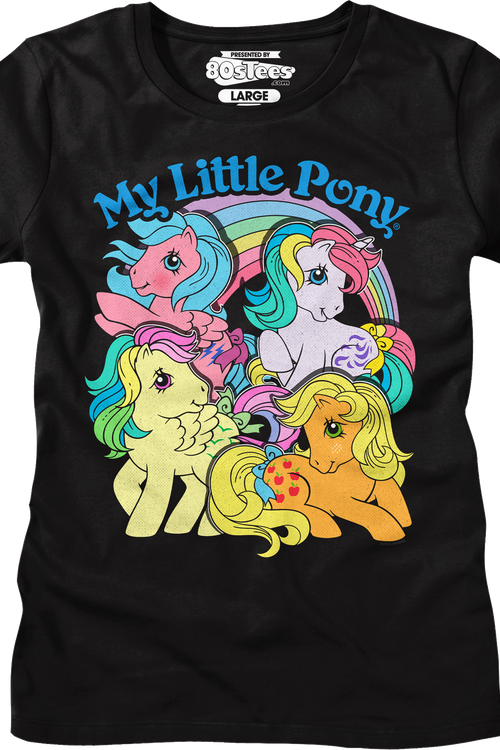 Womens Rainbow Collage My Little Pony Shirtmain product image