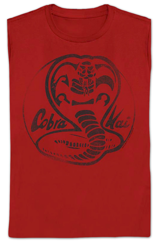 Womens Red Logo Cobra Kai Shirt