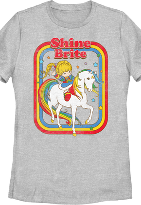 Womens Retro Shine Brite Rainbow Brite Shirt