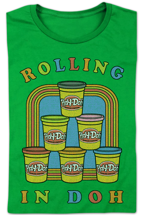 Womens Rolling In Doh Play-Doh Shirtmain product image