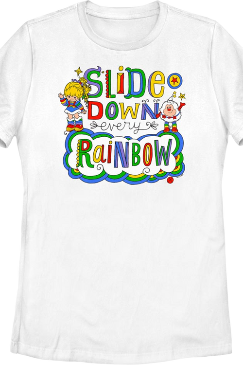 Womens Slide Down Rainbow Brite Shirtmain product image