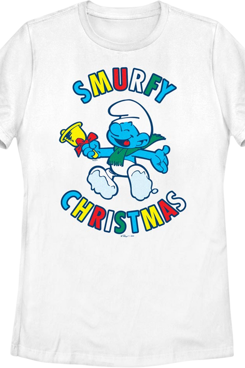 Womens Smurfy Christmas Smurfs Shirtmain product image