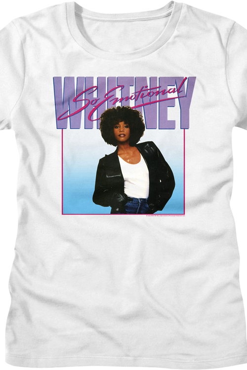 Womens So Emotional Whitney Houston Shirtmain product image