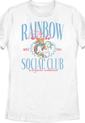 Womens Social Club Since 1984 Rainbow Brite Shirt