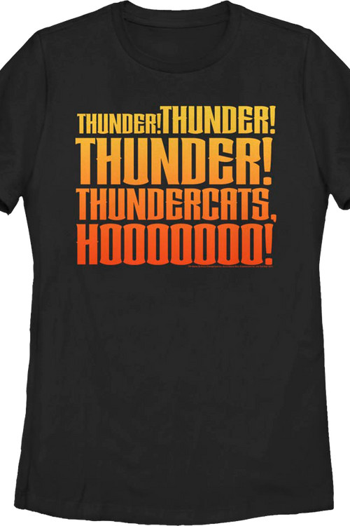 Womens Thunder Thunder Thunder ThunderCats Ho Shirtmain product image