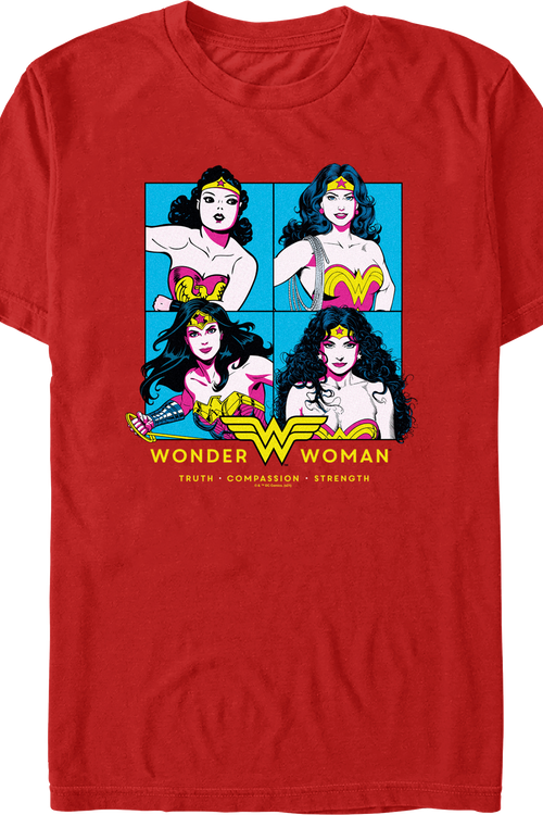 Wonder Woman Through The Years DC Comics T-Shirtmain product image