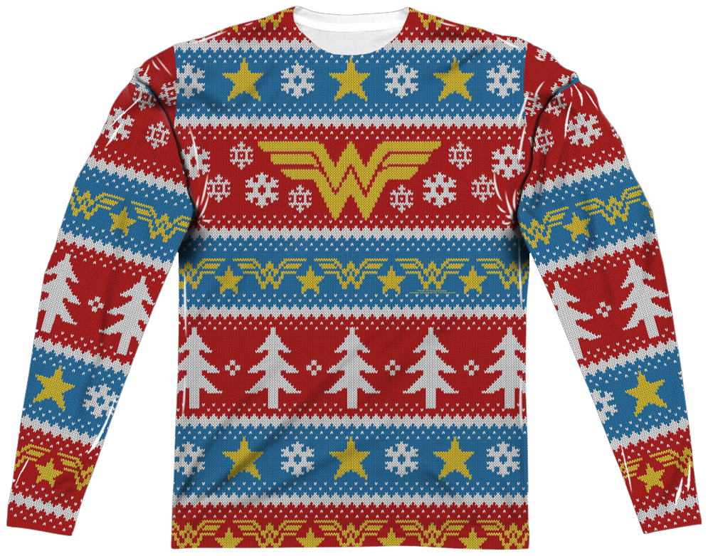 Ugly christmas hotsell sweater wonder woman