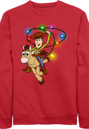 Woody's Christmas Lasso Toy Story Sweatshirt