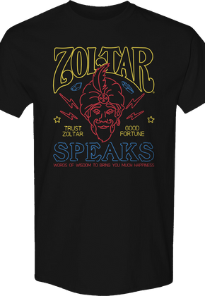 Words Of Wisdom To Bring You Much Happiness Zoltar T-Shirt