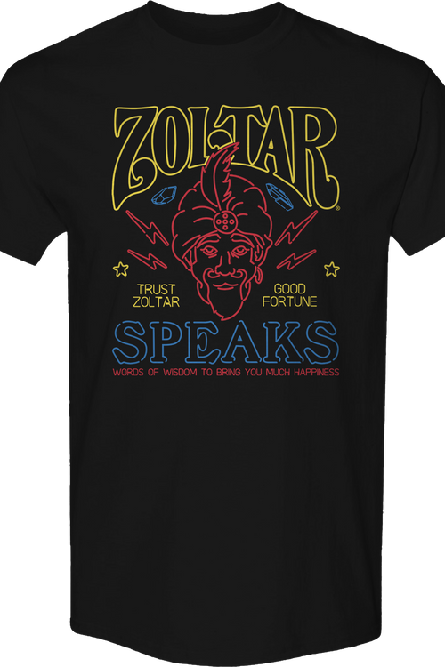 Words Of Wisdom To Bring You Much Happiness Zoltar T-Shirtmain product image