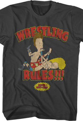 Wrestling Rules Beavis And Butt-Head T-Shirt