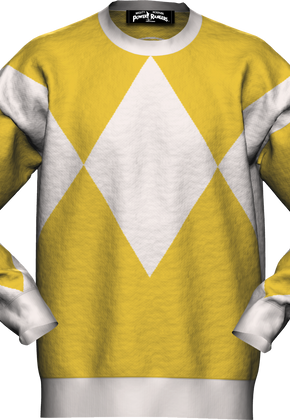 Yellow Ranger Mighty Morphin Power Rangers Knitted Sweater